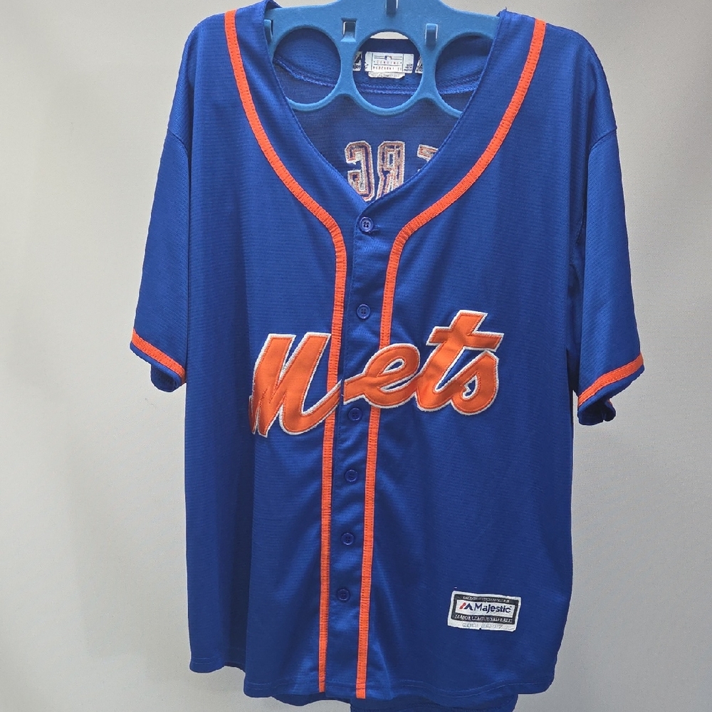 Authentic Majestic NY Mets Noah Syndergaard #34 Cool Base Jersey Men's M